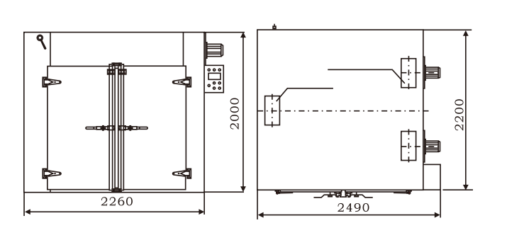 XIAOLI Industrial Hot Air Oven Dryer For Powder Drying