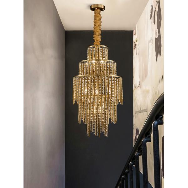 High Ceiling hotel lobby decoration large modern chandelier(WH-CY-208)