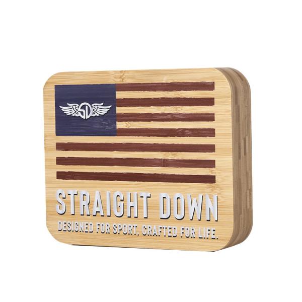 Clothing Retail Store Brand Sign 2-way Signage Custom Logo Wooden Sign