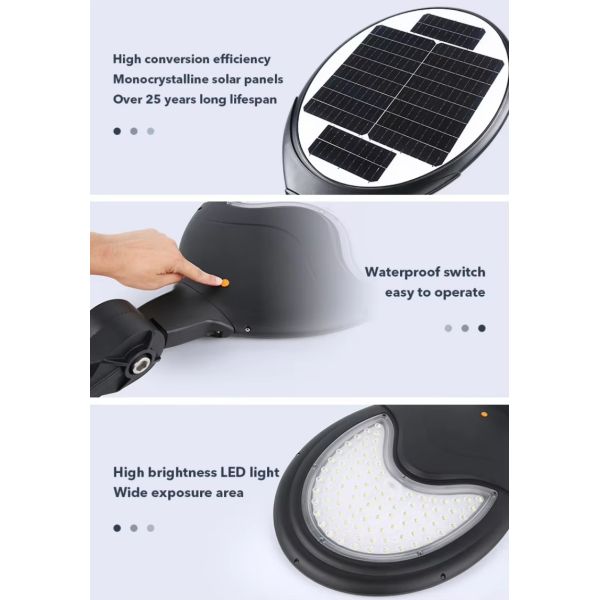 Motion Sensor Solar LED Garden Lights 12H Long Lasting LED Solar Path Lights with Auto On/Off for Garden