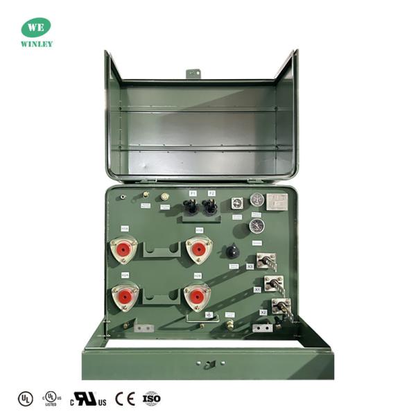 UL/cUL Certifications Supplier 25Kva Single Phase Pad Mounted Transformers For Power Distribution 4160V To 120V