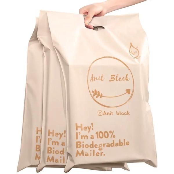 CTCX Shipping Bags for Clothing With Handle Wrap Envelope Plastic Bag With Handle Polymailer With Handle Mailing Bag