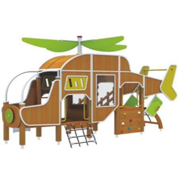 Train Type Wooden Play Park Equipment Toddlers Wooden Outdoor Playset