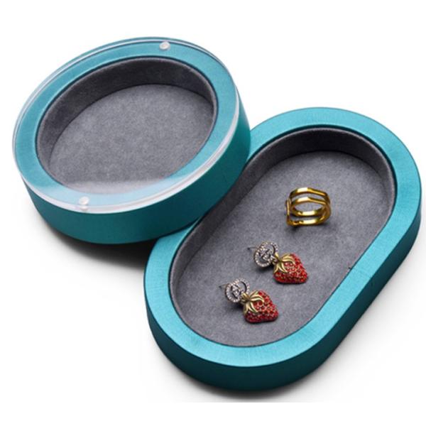 SGS Personalised Leather Travel Jewellery Box With Drawers Contemporary Design