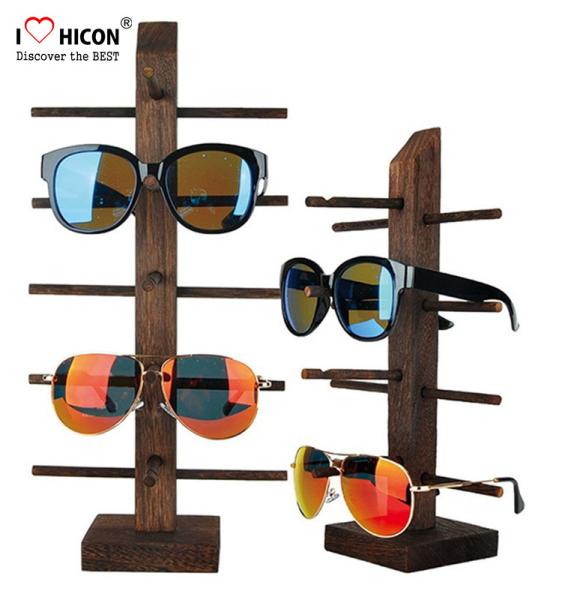 Eyeglass Shop Countertop Commercial Eyewear Display Rods For 5 Pair Of Sunglasses