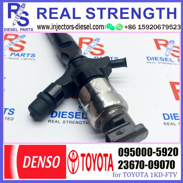 Common Rail Injector 23670-30110 095000-6180 095000-5920 for Diesel Engine 1KD-FTV