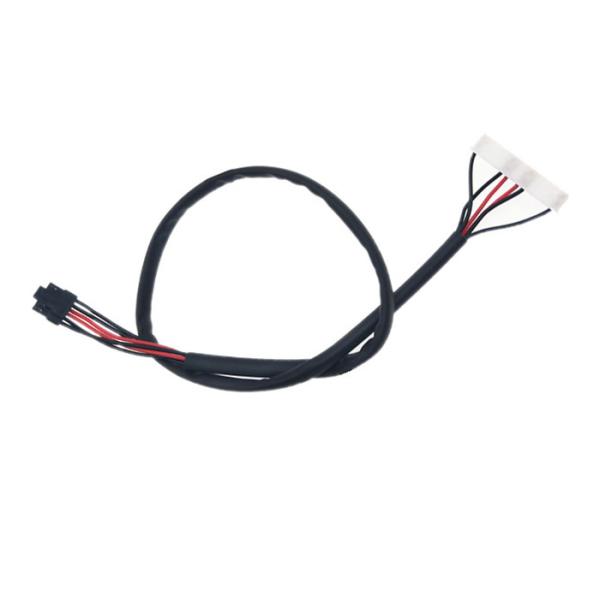 Black 1.0mm Pitch 6 Pin H112k-P06n-03b With Latch To Molex 51021-1500 1.25mm Wire Harness