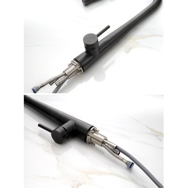 Stainless Steel Copper Pull Out Kitchen Sink Faucet