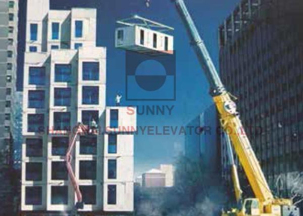 elevador da construção da proteção ambiental do elevador de frete da velocidade 120m/Min