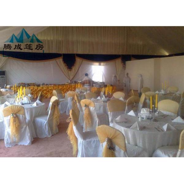 Long Life Span Large Outdoor Party Tents , Marquee Tent Wedding With Optional Accessories