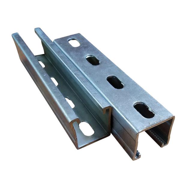 Structural Hot Dipped Galvanized Strut 41x21 Slotted Channel Building Purlins