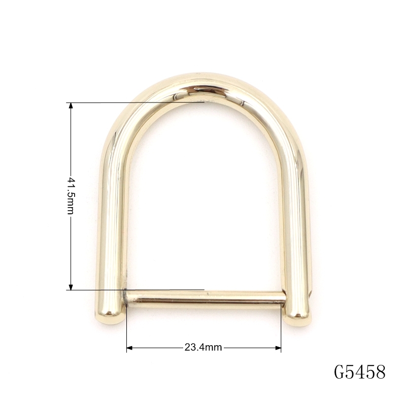 23.4mm Detachable D Ring Metal Screw D Buckle for Bag's Making or Key Chain