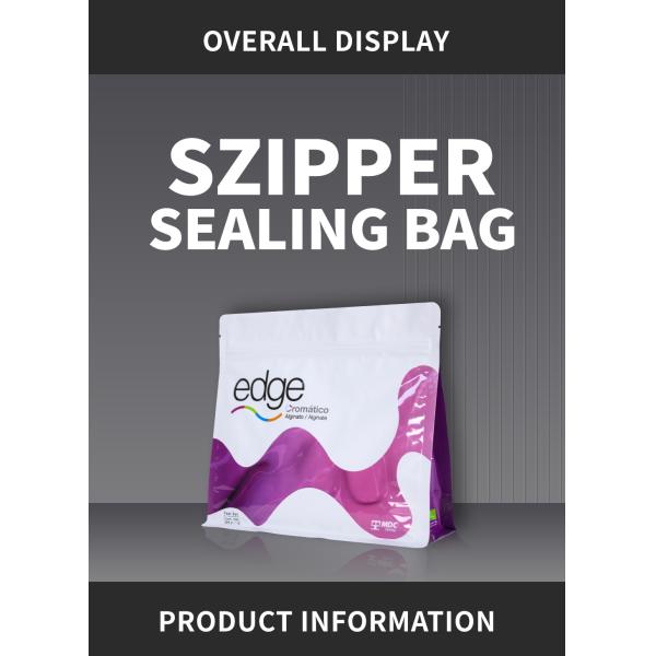 50g 250g 500g 1kg стоят вверх по мешку еды упаковывая плоское дно с молнией