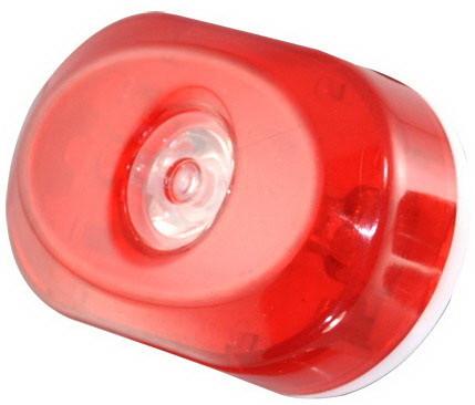 Waterproof Red Led Tail Light For Bike , 2 * AAA Battery Strap On Bike Lights