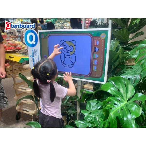 Qtenboard Portable TV Tablet with Built-In Speaker 1080p Full-HD Display and Adjustable Stand for Flexible Viewing