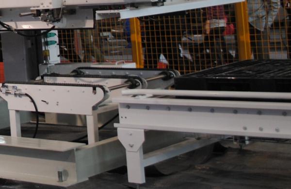 Low Position Film Packs Palletizing Machine Shrink Packs Or Trays