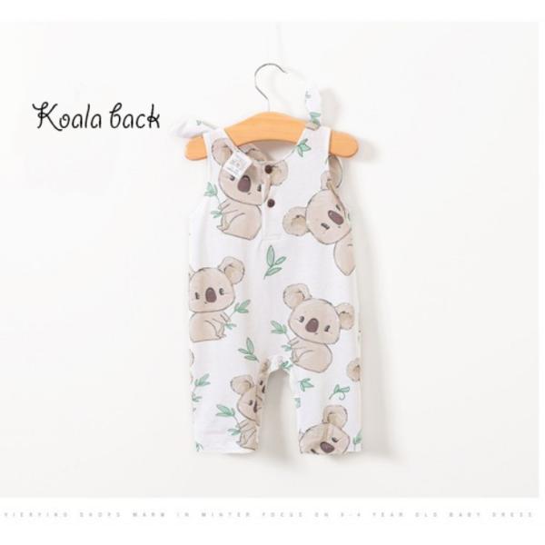 Wholesale Baby Boy Clothes Rompers Cartoon Pattern Cute Koala 100% Cotton Rompers Knit