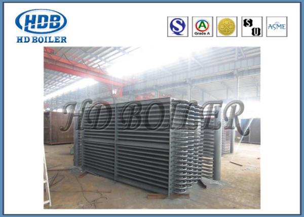 Stainless Steel Exhaust Gas Economizer In Boiler Gilled Tube With Coal Fired