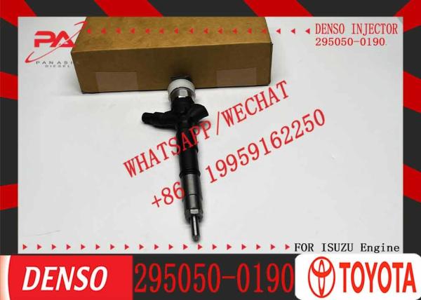 inyector de tren común 23670-09340 23670-0L100 23670-30410 inyector 295050-0190/ 0530 /0470 /0210 para Toyota 1KD-FTV D-4D
