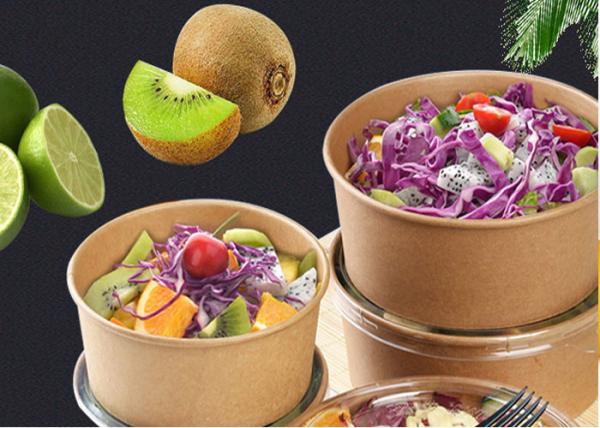 20 OZ DISPOSABLE kraft BOWLS MICROWAVABLE DISPOSABLE THANKSGIVING PAPER BOWLS