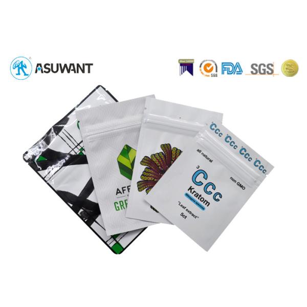 Custom Printed Mylar Bags 3 Side Seal MOPP Smell Proof Zipper Packaging