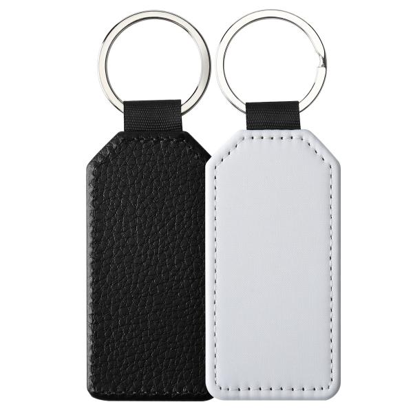 Printable Sublimation Leather Keychain Blanks With DIY Printing