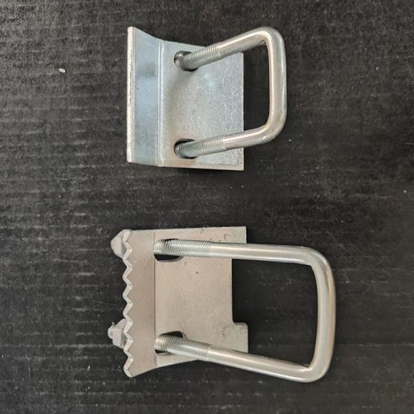 Galvanized Serrated Strut Channel Beam Clamp U Bolt Unistrut C Channel Clamp For