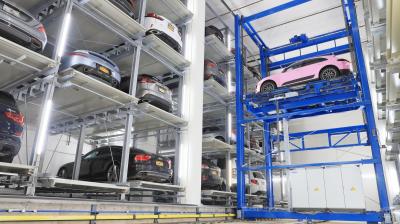 Sistema de estacionamento inteligente com sistema de orientação de estacionamento LED/LCD/tela sensível ao toque