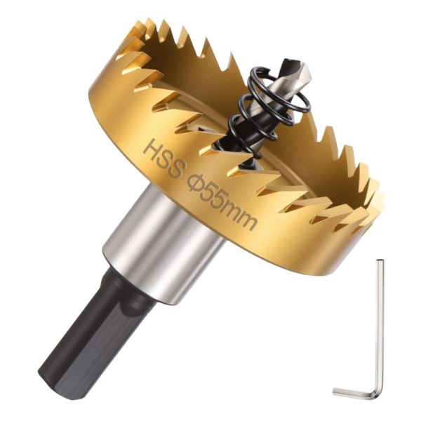 Professional 55mm Titanium-Coated M2 Cutter | High-Precision Solution for Fluid Infrastructure & Marine MRO