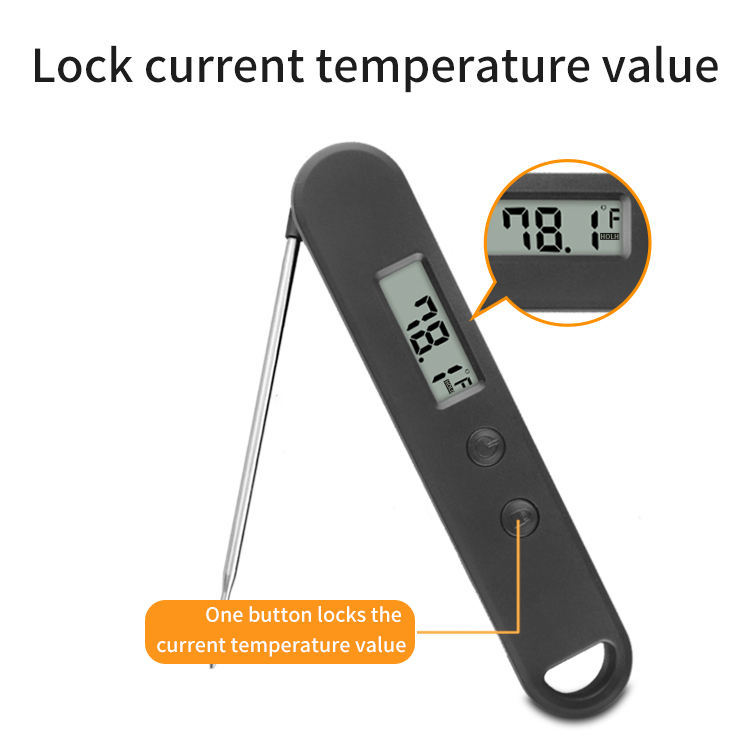 DTH-126 -50 To 300℃ Instant Read Meat Thermometer For Cooking Digital LCD Screen Food Thermometer