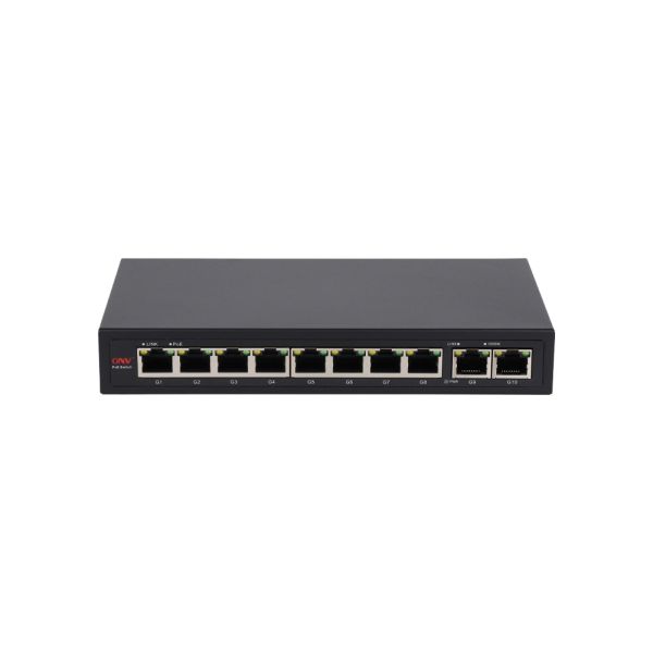 Unmanaged Model 10 Port Gigabit PoE Switch With 20Gbps Switching Capacity