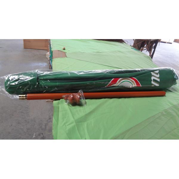 Waterproof Cover 180g Polyester Fabric Straight Leisure Garden Umbrella with Logo Printed