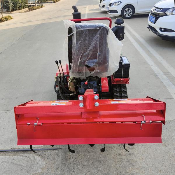 Multi Purpose Rotary Mini Crawler Tractor Farm Tools / Rotary Mini Cultivator