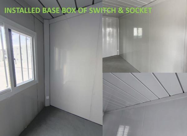 Portable Living Prefabricated Container House For Agriculture Farm In Customized Color