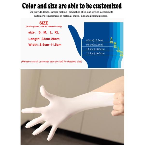 Personal Respiratory Protection Nitrile Disposable Gloves  Ce Fda Certified