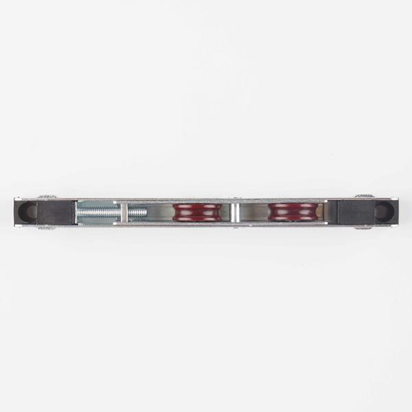 Гостиничный дизайн UPVC двойные раздвижные двери и окна колеса ролики подшипников 90кг / 2 шт