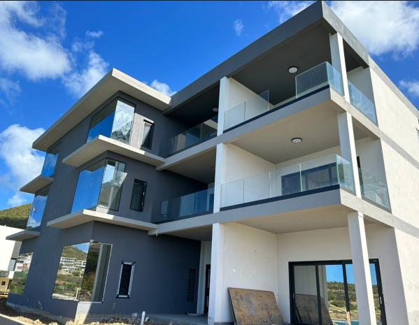Black Aluminum U Channel Glass Railing Stable Aluminum Glass Railing