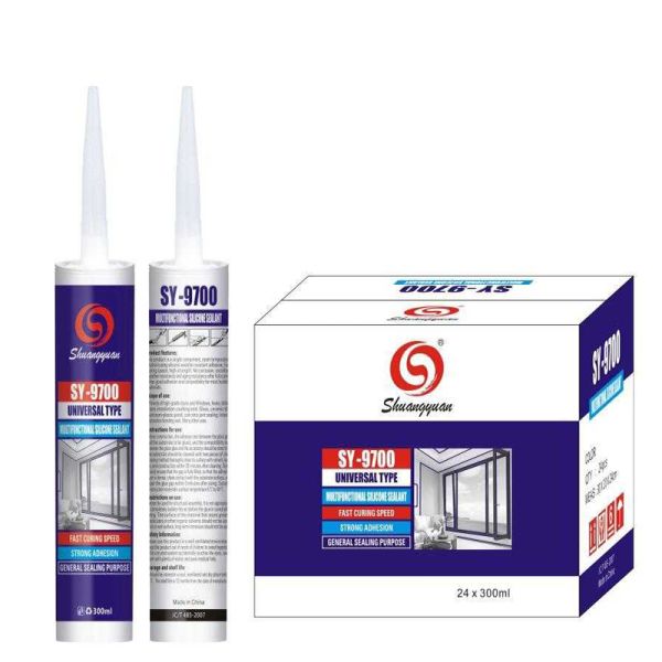 OEM All Purpose Silicone Sealant High Elasticity Sealing Adhesive Glue Anti Crack
