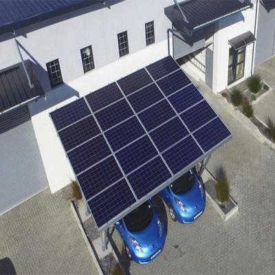 O alumínio impermeável do aço carbono estrutura o Carport solar que monta sistemas