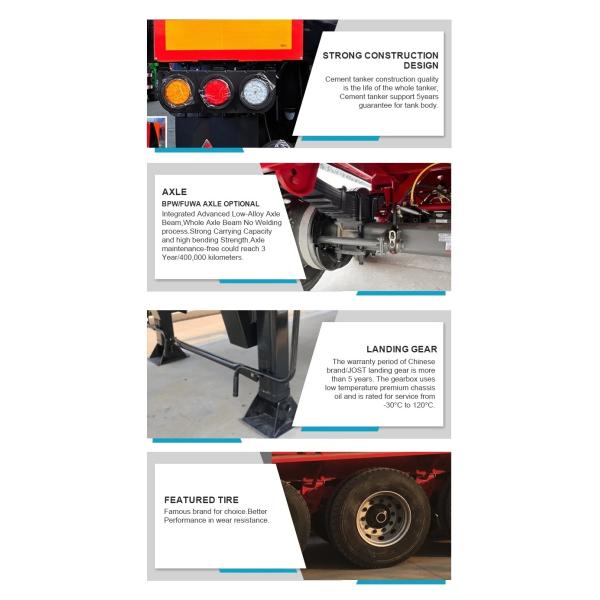 Medium Duty 80 Ton 40 Ton Dry Van Semi Trailer Box Semi Trailer Van Semi Truck Trailer