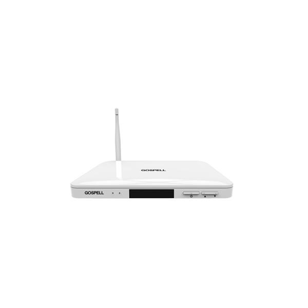 Коробка TV миниого HD DC12V 1.2A Wifi DVB-C андроида установленной верхней коробки он-лайн поддерживает S/PDIF