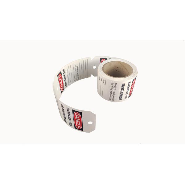 Custom Design Plastic Safety Tag Waterproof UV Resistant