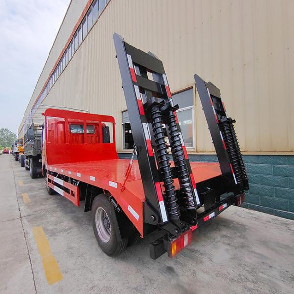 Cheap 4X2 Cargo Transport Flatbed Excavator Wrecker Towing Truck Flat Bed Truck Sale