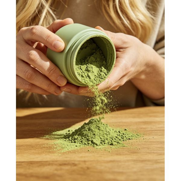 Organic Decaffeinated Matcha Powder Bulk for Beverage and Baking Applications