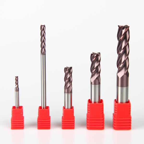 carboneto contínuo de 1-20mm menino padrão Performans Freze da característica do revestimento de TiAlN da flauta do cortador 4 do moinho de extremidade de 1 milímetro (vibração)