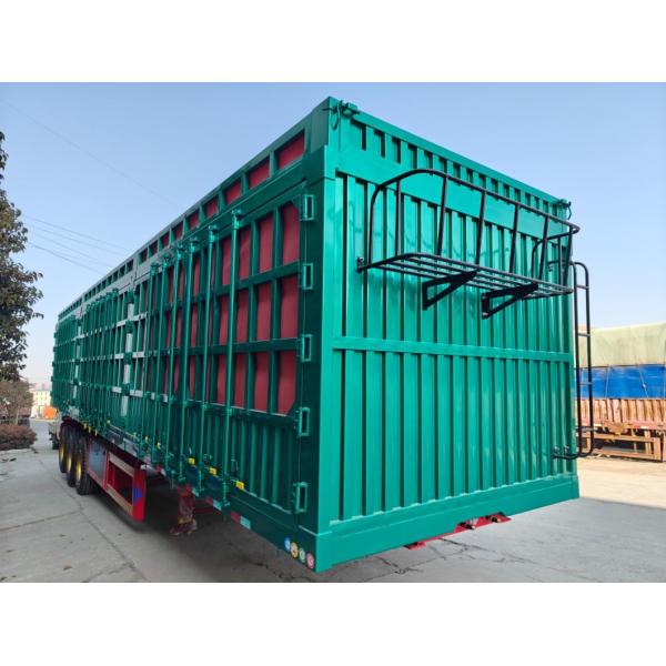 Grade Heavy Duty Self-dumping Cattle Carrier Trailer for Livestock Transport Truck