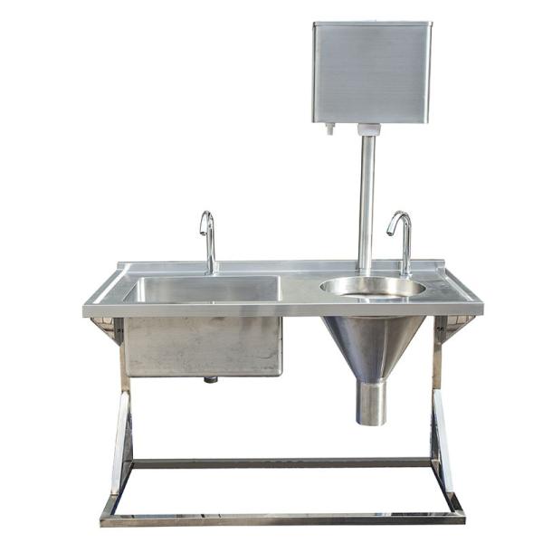 Wholesale hygienic 304 stainless steel surgical sluice sink for hospital and medical usage