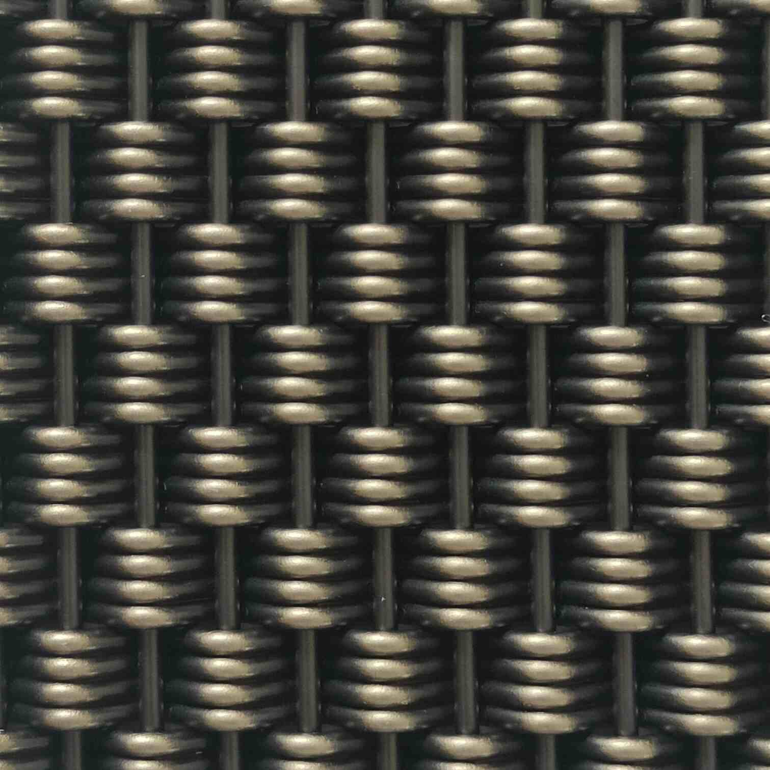 Multi Layer Loop Vertical Rod Grid Woven Metal Mesh