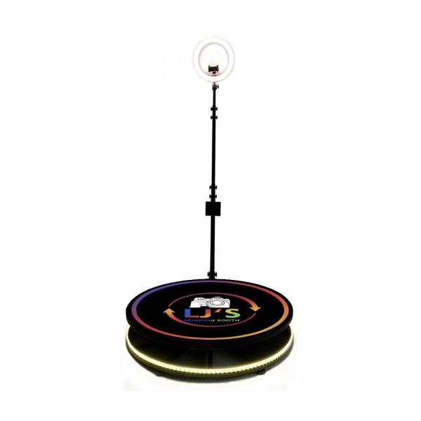 Metal Self Machine Automatic 360 Photo Booth 39 inch 45 Inch RGB Light