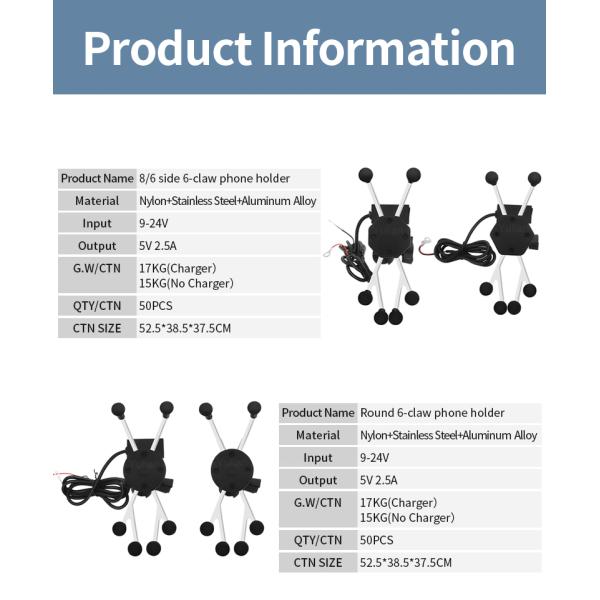 RoHS X Claw Motorcycle Phone Mount